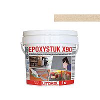 Эпоксидная затирка EPOXYSTUK X90, ведро, 5 кг, Оттенок C.690 Bianco sporco – ТСК Дипломат